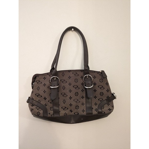 Gigi Olivia Women's Purse Shoulder Bag Handbag Brown Leather Zip Close - Picture 1 of 6